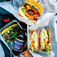 HIGHLY RECOMMEND! Vegan Cheddar Burger is to die for and the Tofu Club was the perfectly healthy and nutritious lunch I was craving. Did I mention they don’t skimp on avocado  at The Green Bean Cafe in New York City