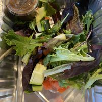 Side salad at The Green Bean Cafe in New York City