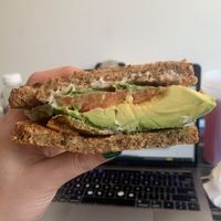 Vegan BLT with avocado   at The Green Bean Cafe in New York City