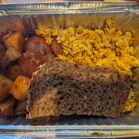 Tofu breakfast special at The Green Bean Cafe in New York City