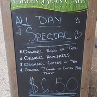 All week special at The Green Bean Cafe in New York City