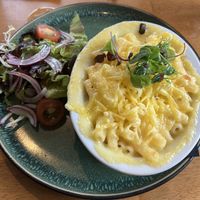 Vegan macaroni cheese  at The Drift Inn in Isle Of Arran