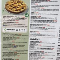Menu Vegan  at Pizza Fan in Crete