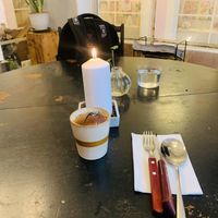 Table  at Café Holmgången in Malmo