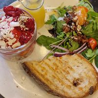 Brunch plate at Café Holmgången in Malmo