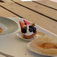 Little sweet snack at Slottsträdgårdens Kafé in Malmo