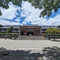 Outside at Water Drop Vege Cafe at Fo Guang Shan Temple in Auckland
