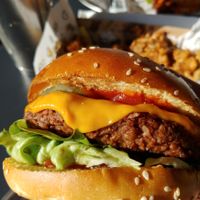 Cheezburger at Hello Sam in South Yarra