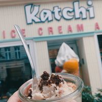 so many DELICIOUS vegan options. I loved it and will definitelyvisit again. at Katchi Ice Cream - Savignyplatz in Berlin