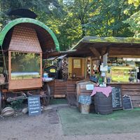  at Kaffeegarten auf der Liegewiese in Berlin