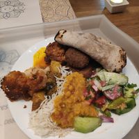 Buffet at Satsanga in Sofia