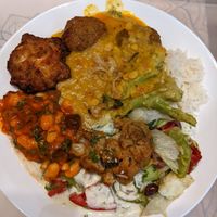 Buffet meal. at Satsanga in Sofia