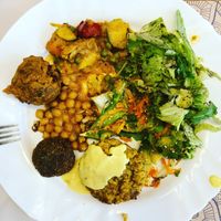 Delicious vegan food! at Satsanga in Sofia