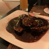 Eggplant dish at Tangs Kantine in Berlin