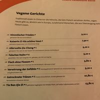 Vegan menu November 2019 at Tangs Kantine in Berlin