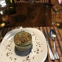 Vegan salads at dinner at Naino in Valladolid