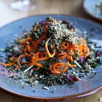 The prettiest plate ever 😍 at Tru Kitchen in Tallinn