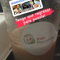 Horchata is so deliciosa  at Cien 100% Naturalisimo in Berwyn