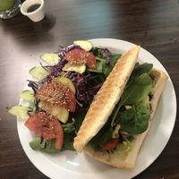 Mushroom Panini Sandwich  at Cien 100% Naturalisimo in Berwyn