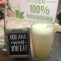 Fresh juice at Cien 100% Naturalisimo in Berwyn