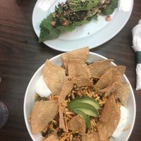 Wild rice salad and nachos  at Cien 100% Naturalisimo in Berwyn