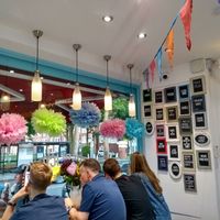 Window seating at Udderlicious in North London