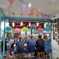 Window seating at Udderlicious in North London