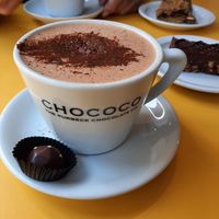 Vegan hot chocolate at Chococo in Swanage