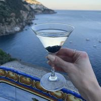 Vegan pearl martini- was a little salty for me. I’m not much of a martini person though! But I did love the vegan caviar inside  at Zass in Positano