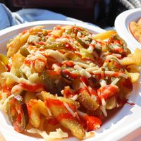 Loaded fries  at Equal Pizza in Wallasey