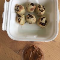 Chocolate dough balls at Equal Pizza in Wallasey