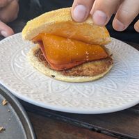 Bacon and egg muffin at Argi in Kensington