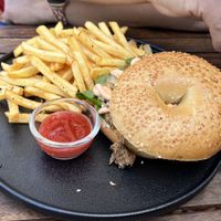 Philly Steak Bagel  at Argi in Kensington