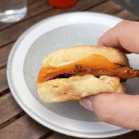 Bacon muffin  at Argi in Kensington