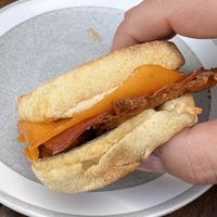 Bacon muffin  at Argi in Kensington