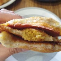 Bacon+egg muffin $13.00 at Argi in Kensington