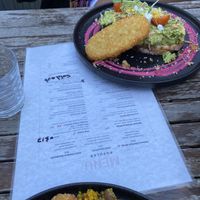 Avo on toast with hash brown   at Argi in Kensington