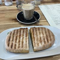 sandwich is bigger than it looks, I know it’s not the most instagrammable thing you’ve seen but god damn it it was a decent sandwich  at Argi in Kensington