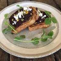 Fruit toast with jam at Argi in Kensington