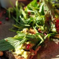 Avo on toast at Native. in Ulladulla