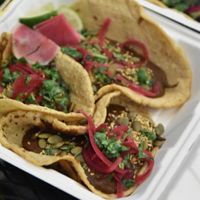 Mole Bean at Tacos Oscar in Oakland