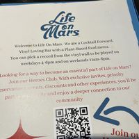   at Life on Mars in Seattle