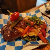 Portobello burger at Life on Mars in Seattle