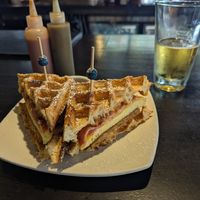 Breakfast Waffle-wich at Life on Mars in Seattle