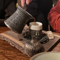 Turkish coffee  at Moose-AKa's in Denali