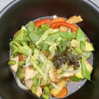 udon hap bowl at Tiger Club Vegan Sushi in Berlin