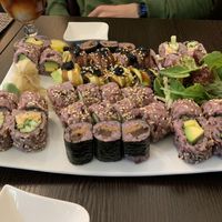 Sushi platter  at Tiger Club Vegan Sushi in Berlin