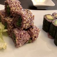 Just lettuce in a roll……. Not much… for about €6... at Tiger Club Vegan Sushi in Berlin
