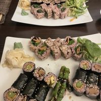 Many vegan options   at Tiger Club Vegan Sushi in Berlin