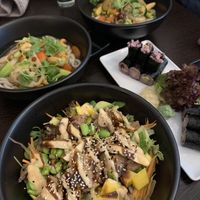 Lunch bowls and sushi  at Tiger Club Vegan Sushi in Berlin